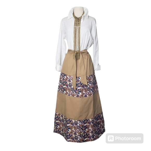 NWOT Sachin & Babi for Anthropologie Jacquard Tiered Belted Maxi Skirt Size 4 - Picture 2 of 14